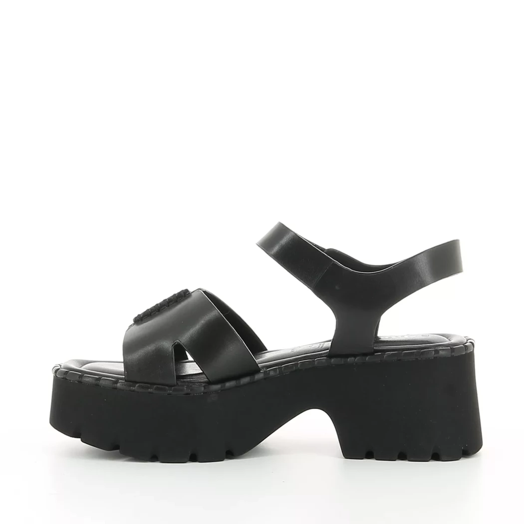 Image (4) de la chaussures Tamaris - Sandales et Nu-Pieds Noir en Cuir