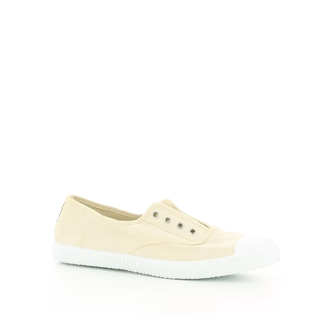 Image (1) de la chaussures Cienta - Baskets Beige en Textile