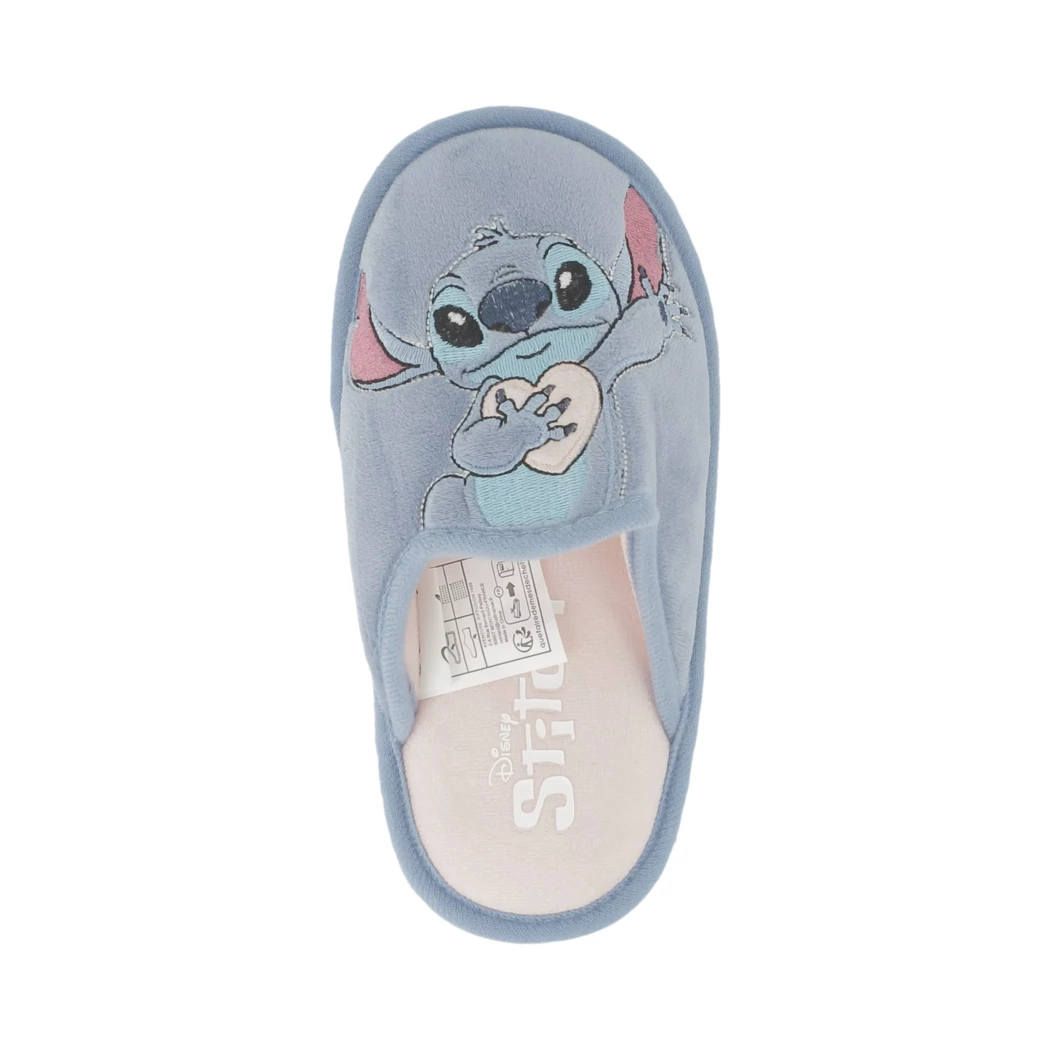 Image (6) de la chaussures Stitch - Pantoufles et Chaussons Bleu en Textile
