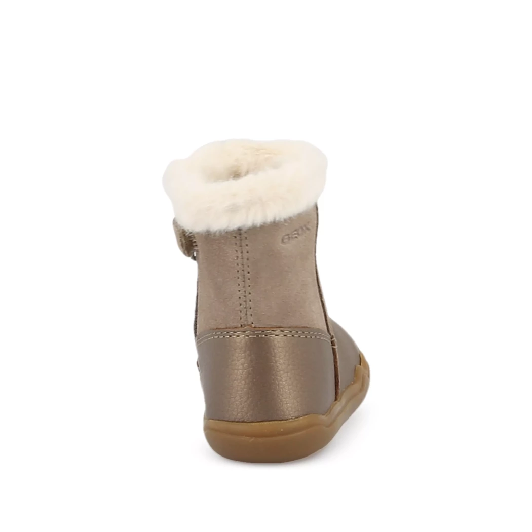 Image (3) de la chaussures Geox - Boots Taupe en Cuir