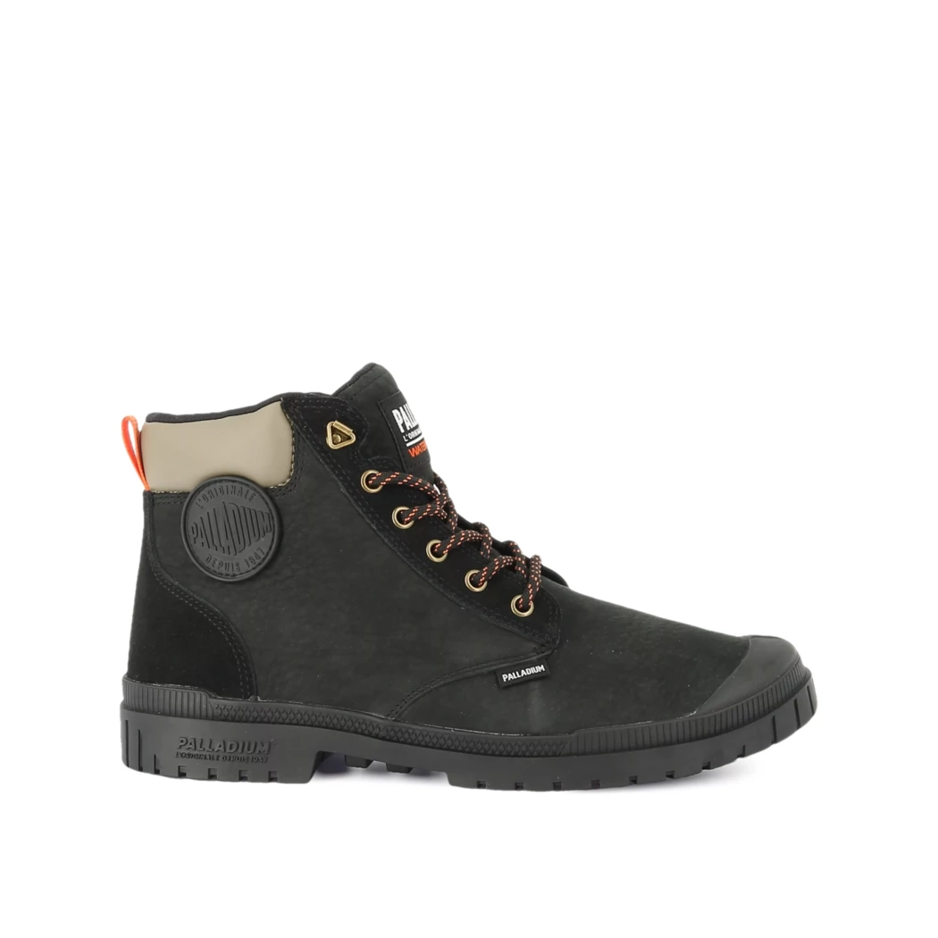 Image (2) de la chaussures Palladium - Bottines Noir en Cuir nubuck