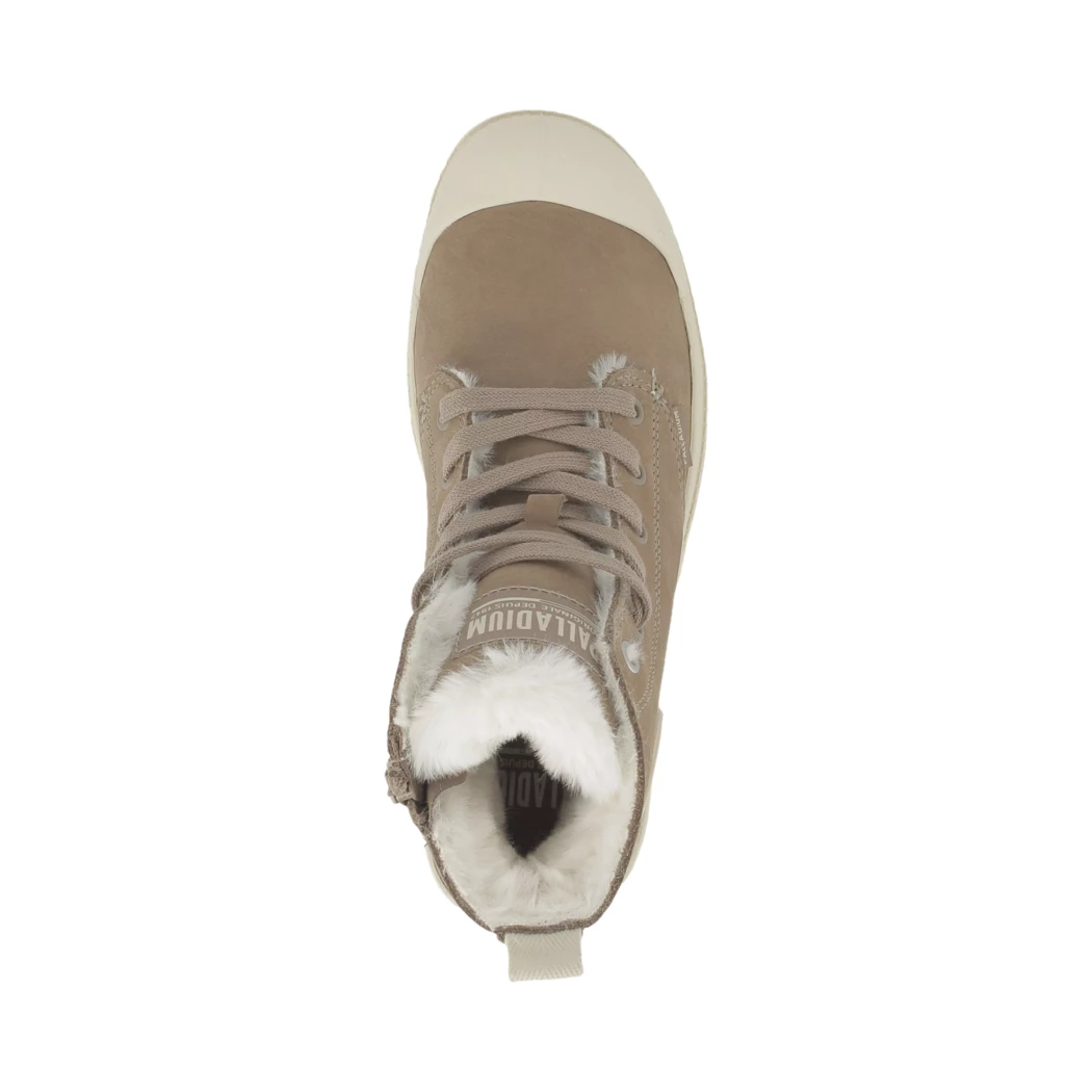 Image (6) de la chaussures Palladium - Bottines Taupe en Cuir nubuck