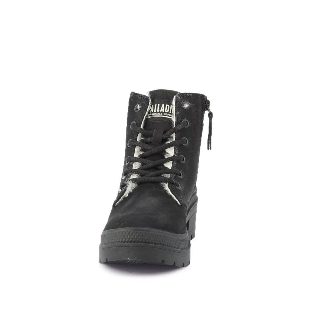 Image (5) de la chaussures Palladium - Bottines Noir en Cuir nubuck