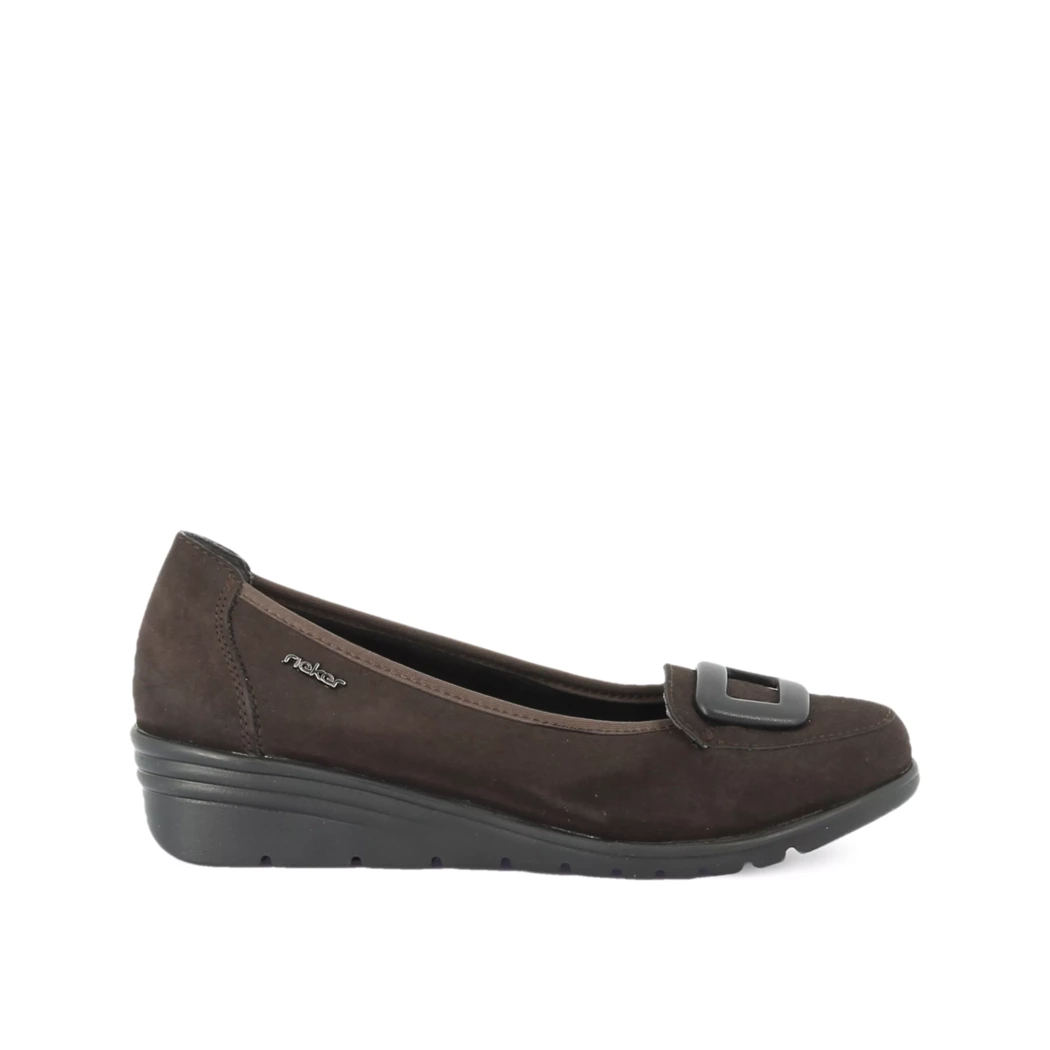 Image (2) de la chaussures Rieker - Escarpins Marron en Cuir synthétique