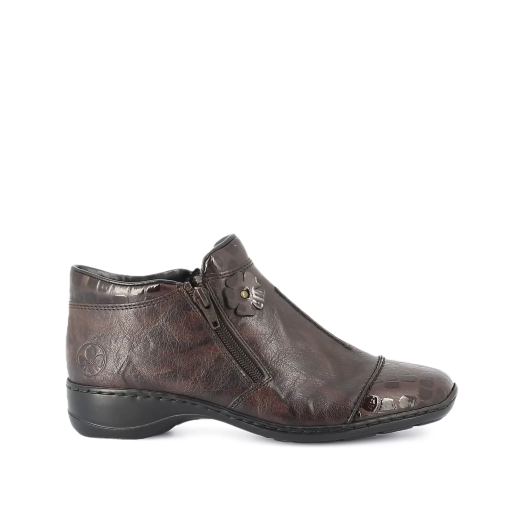 Image (2) de la chaussures Rieker - Boots Marron en Cuir