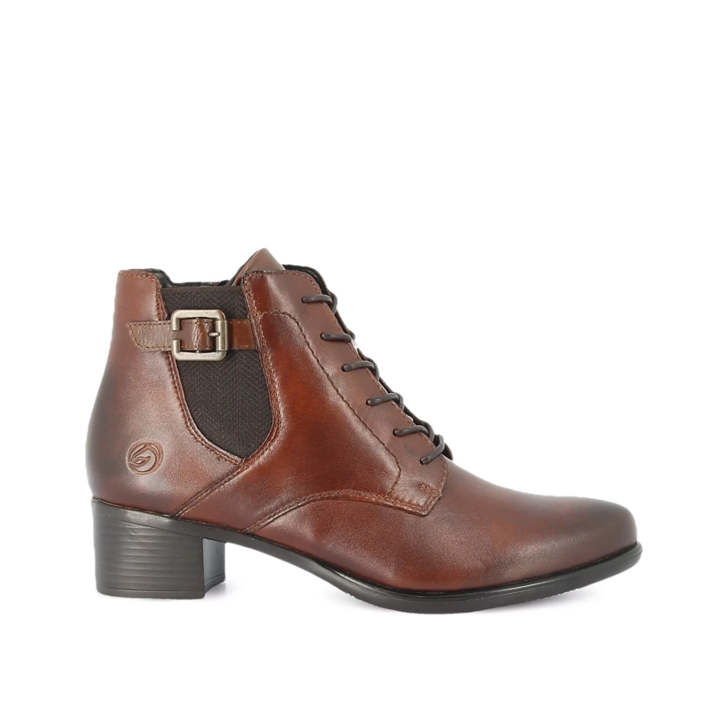 Image (2) de la chaussures Remonte - Bottines Cuir naturel / Cognac en Cuir
