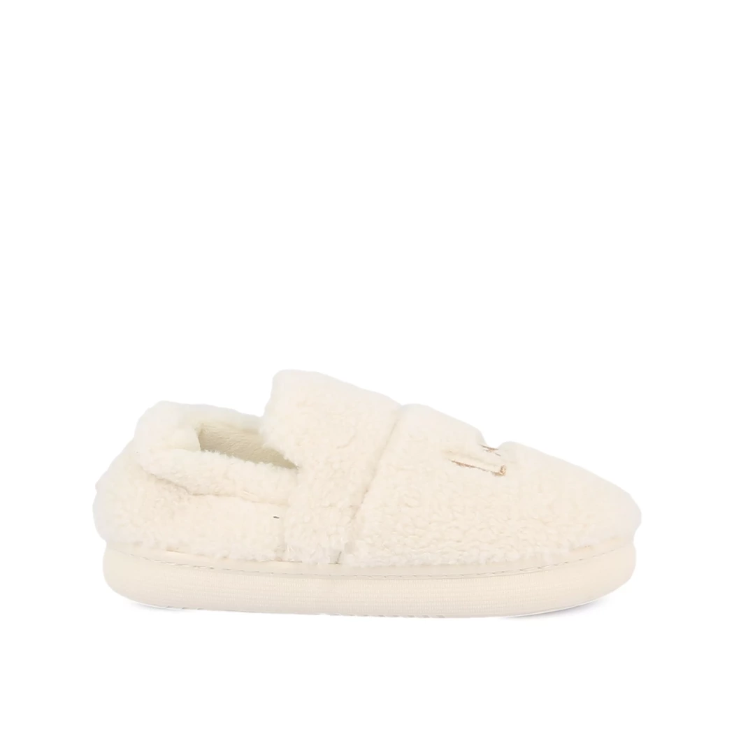Image (2) de la chaussures Isotoner - Pantoufles et Chaussons Blanc en Textile