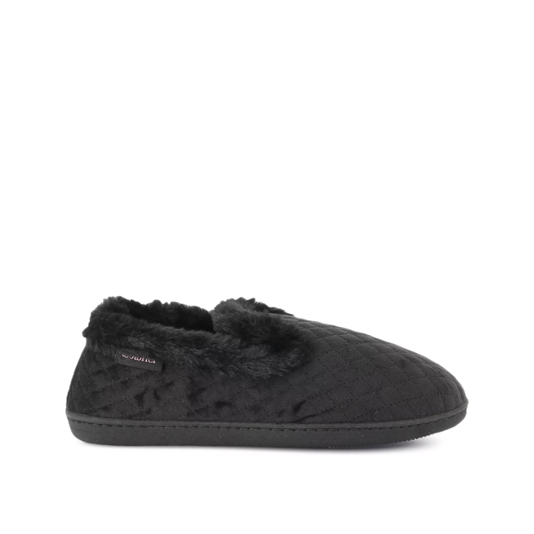 Image (2) de la chaussures Isotoner - Pantoufles et Chaussons Noir en Textile