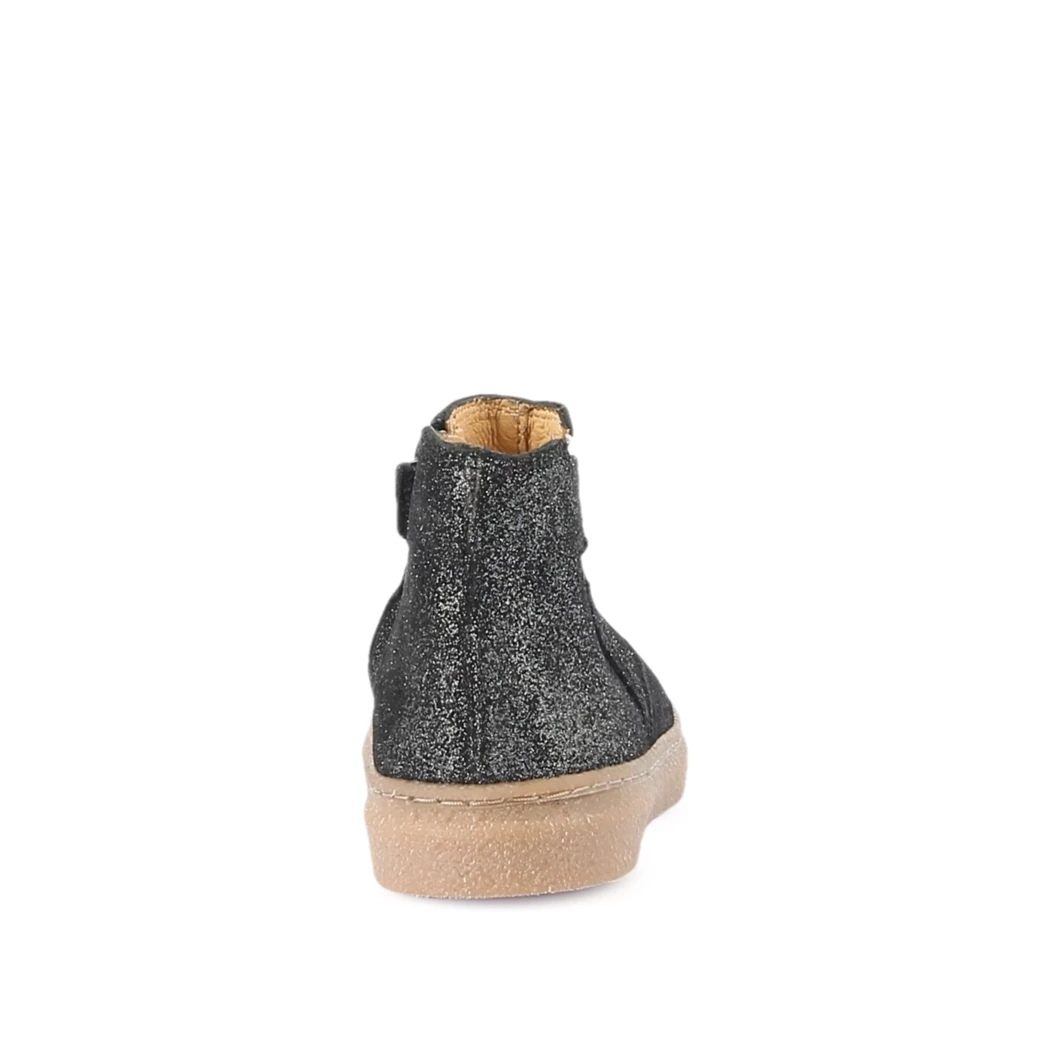 Image (3) de la chaussures Berlingot By Pom d'Api - Boots Noir en Cuir nubuck