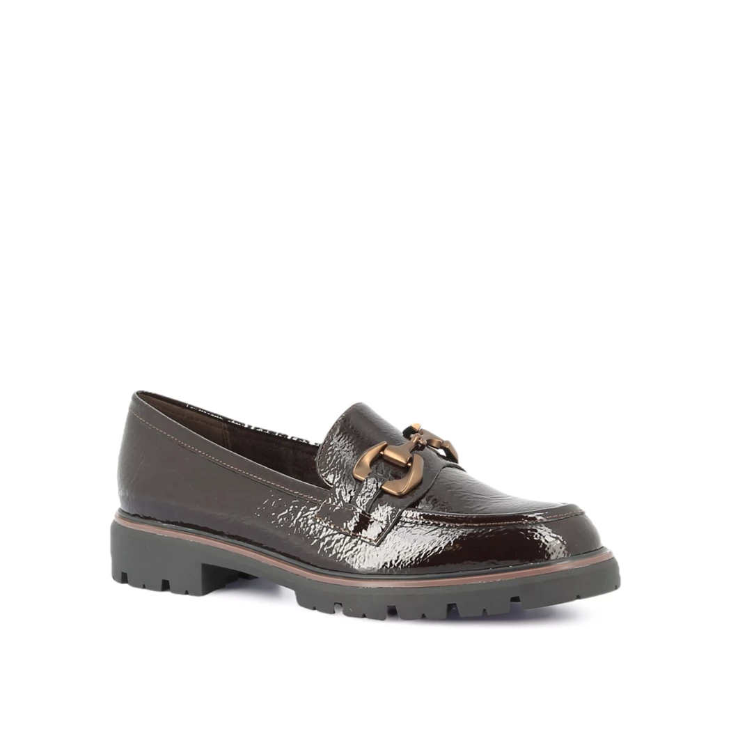 Image (1) de la chaussures Marco Tozzi - Mocassins Marron en Cuir synthétique