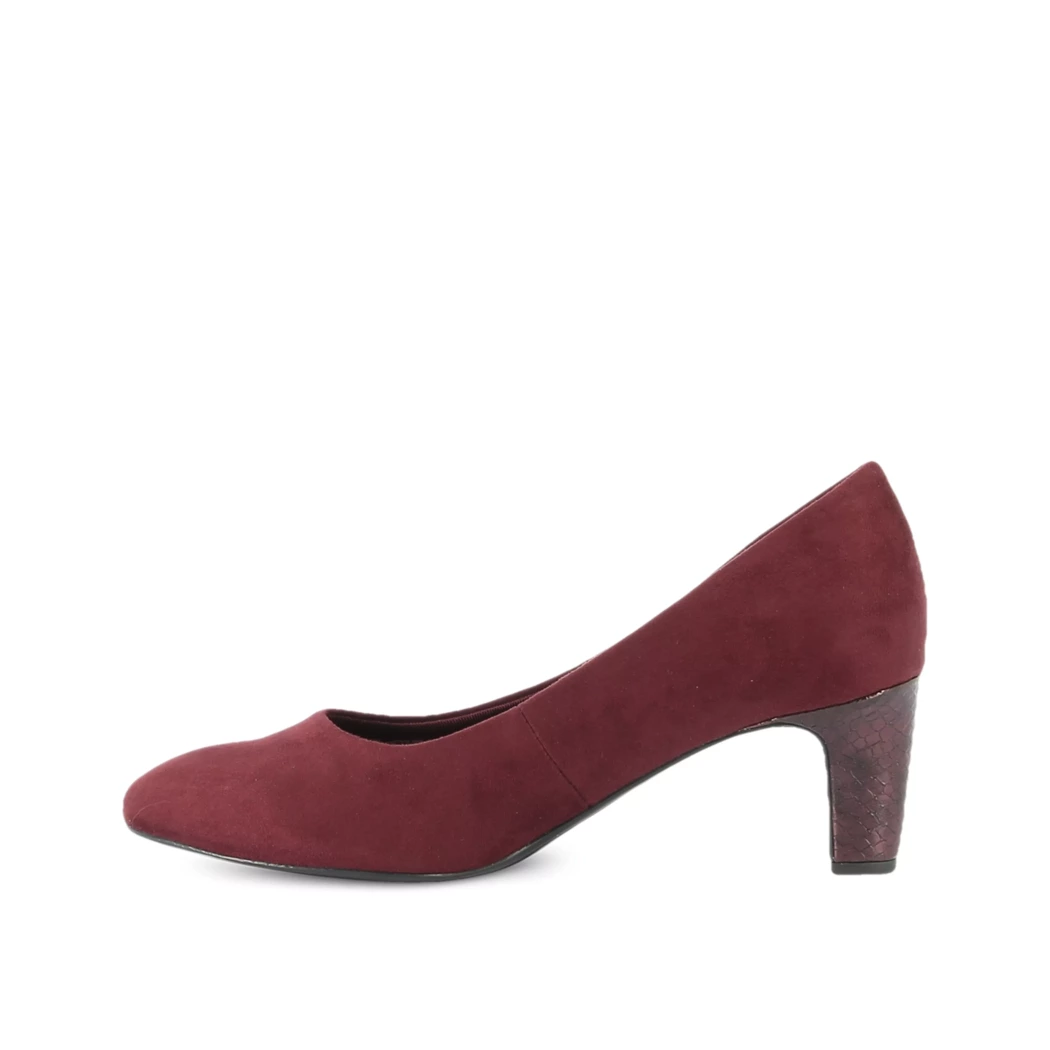 Image (4) de la chaussures Tamaris - Escarpins Bordeaux en Cuir synthétique