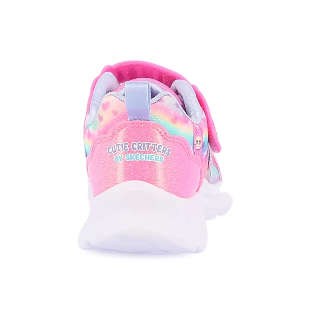 Image (3) de la chaussures Skechers - Baskets Rose en Cuir synthétique