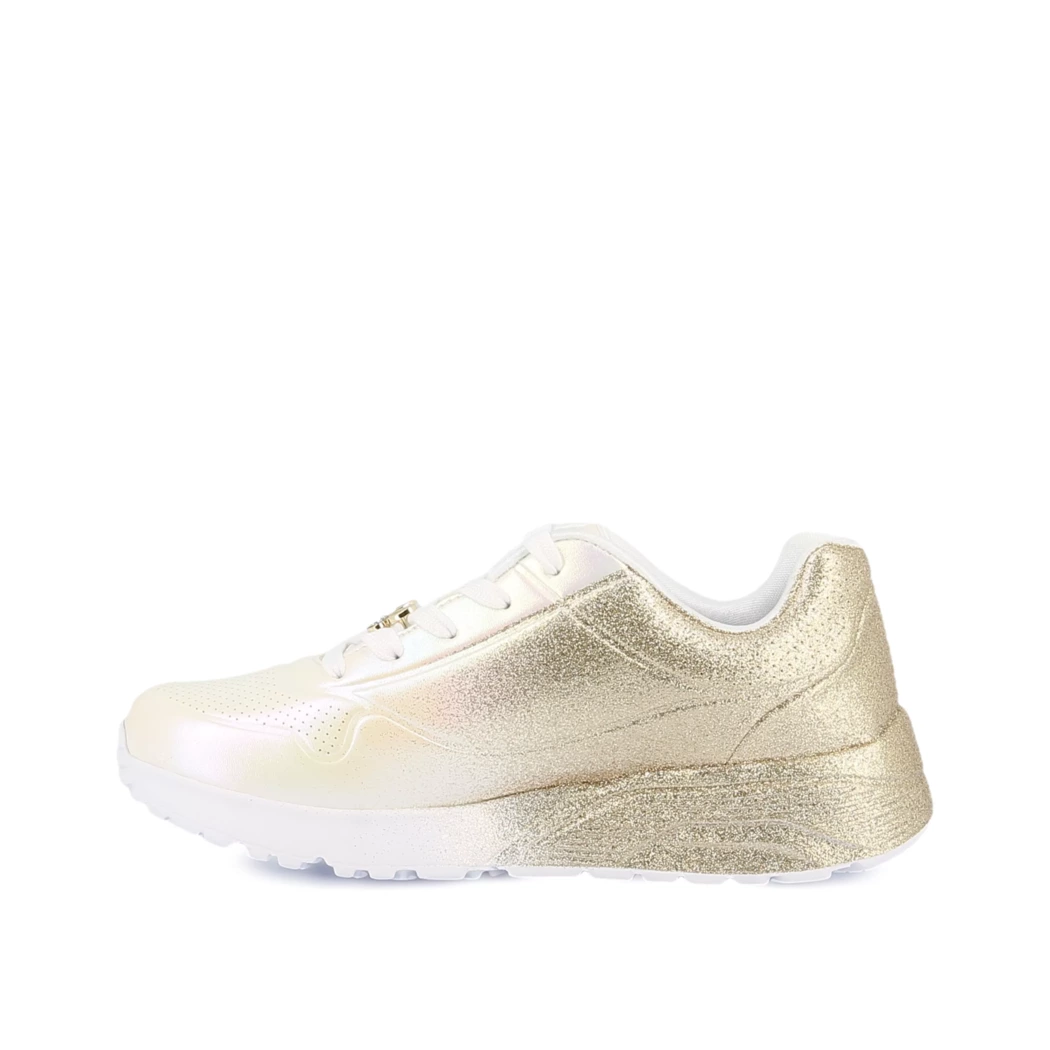 Image (4) de la chaussures Skechers - Baskets Blanc en Cuir synthétique