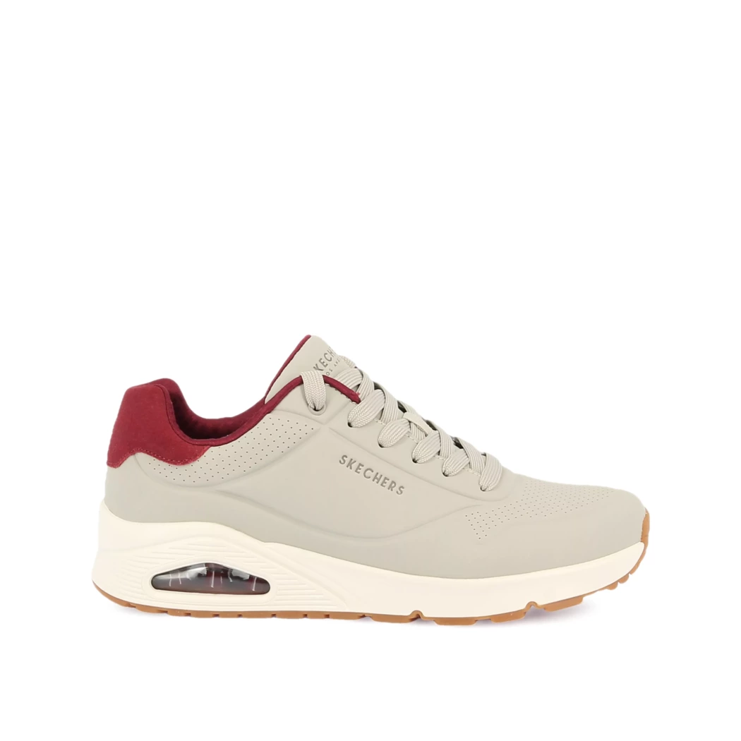 Image (2) de la chaussures Skechers - Baskets Beige en Cuir synthétique