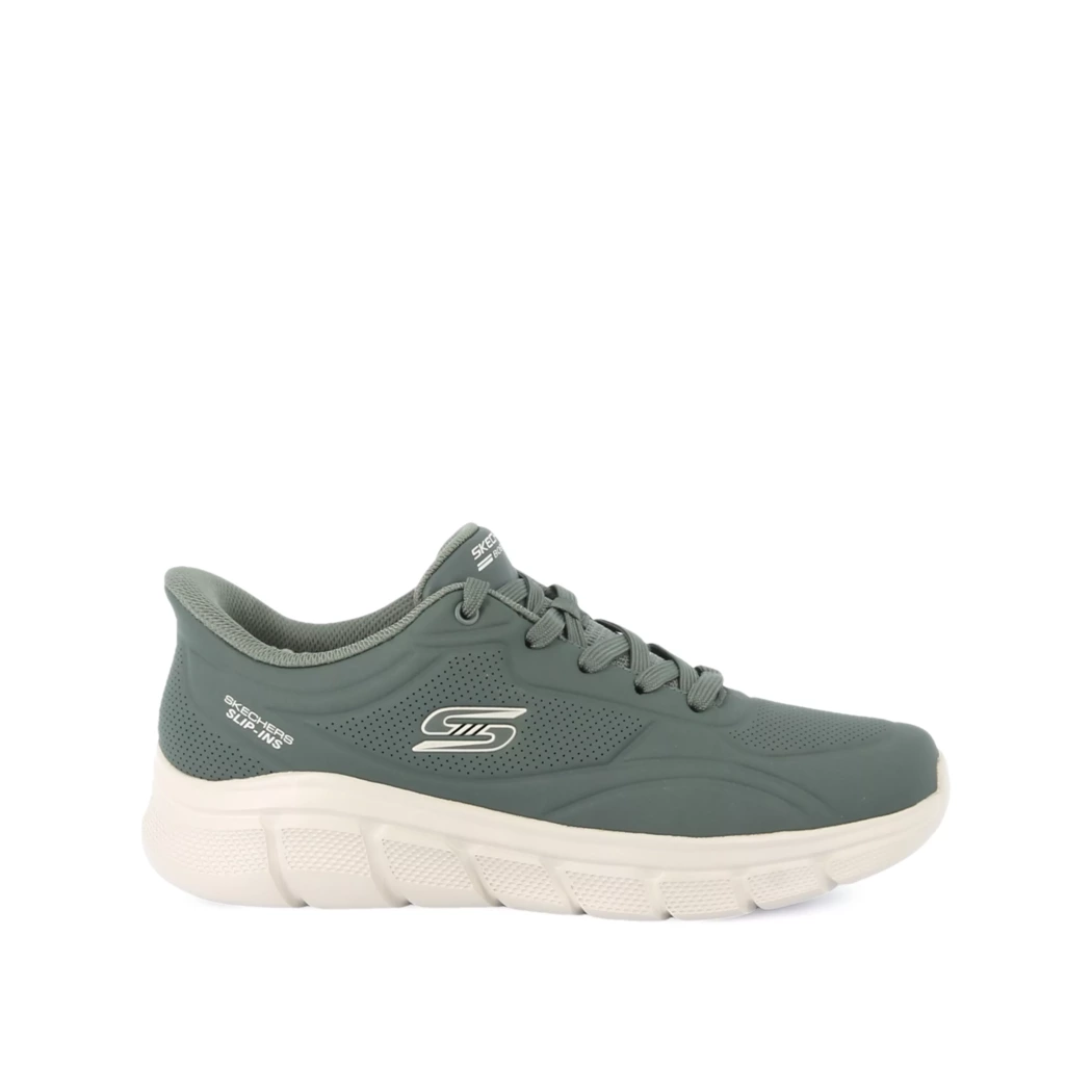 Image (2) de la chaussures Skechers - Baskets Vert en Cuir synthétique