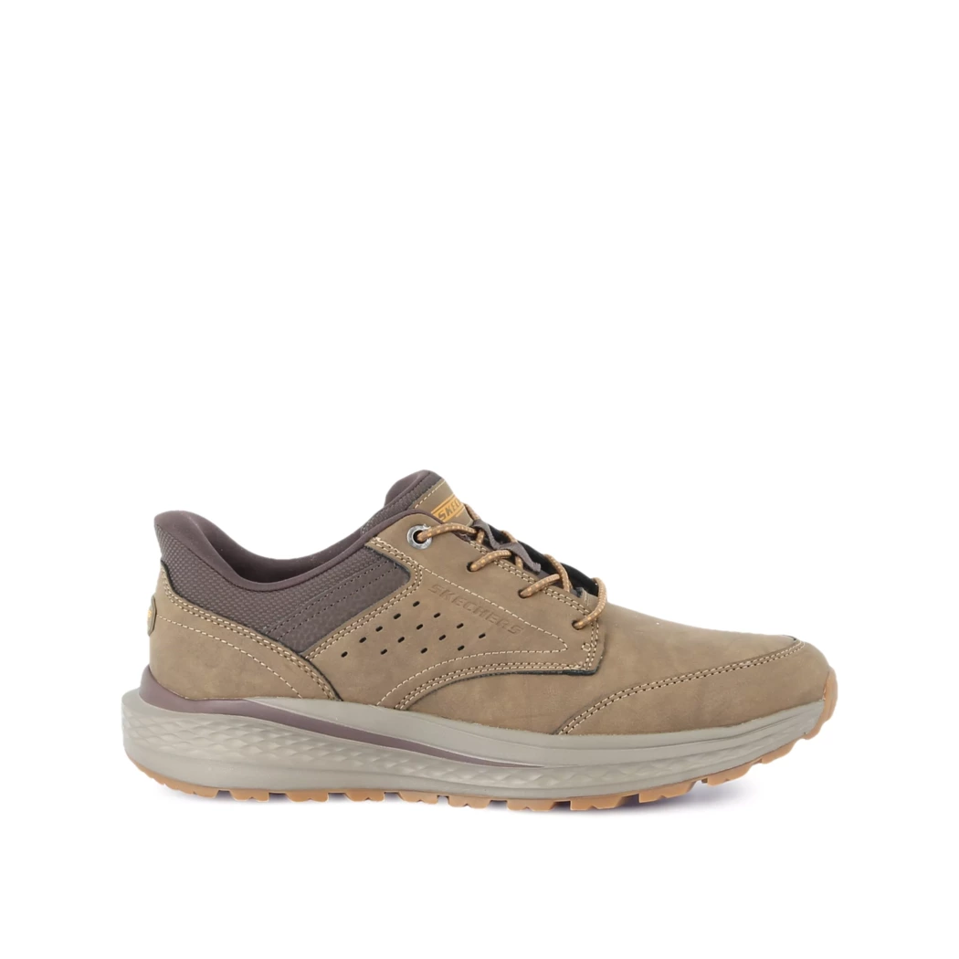 Image (2) de la chaussures Skechers - Baskets Marron en Cuir synthétique
