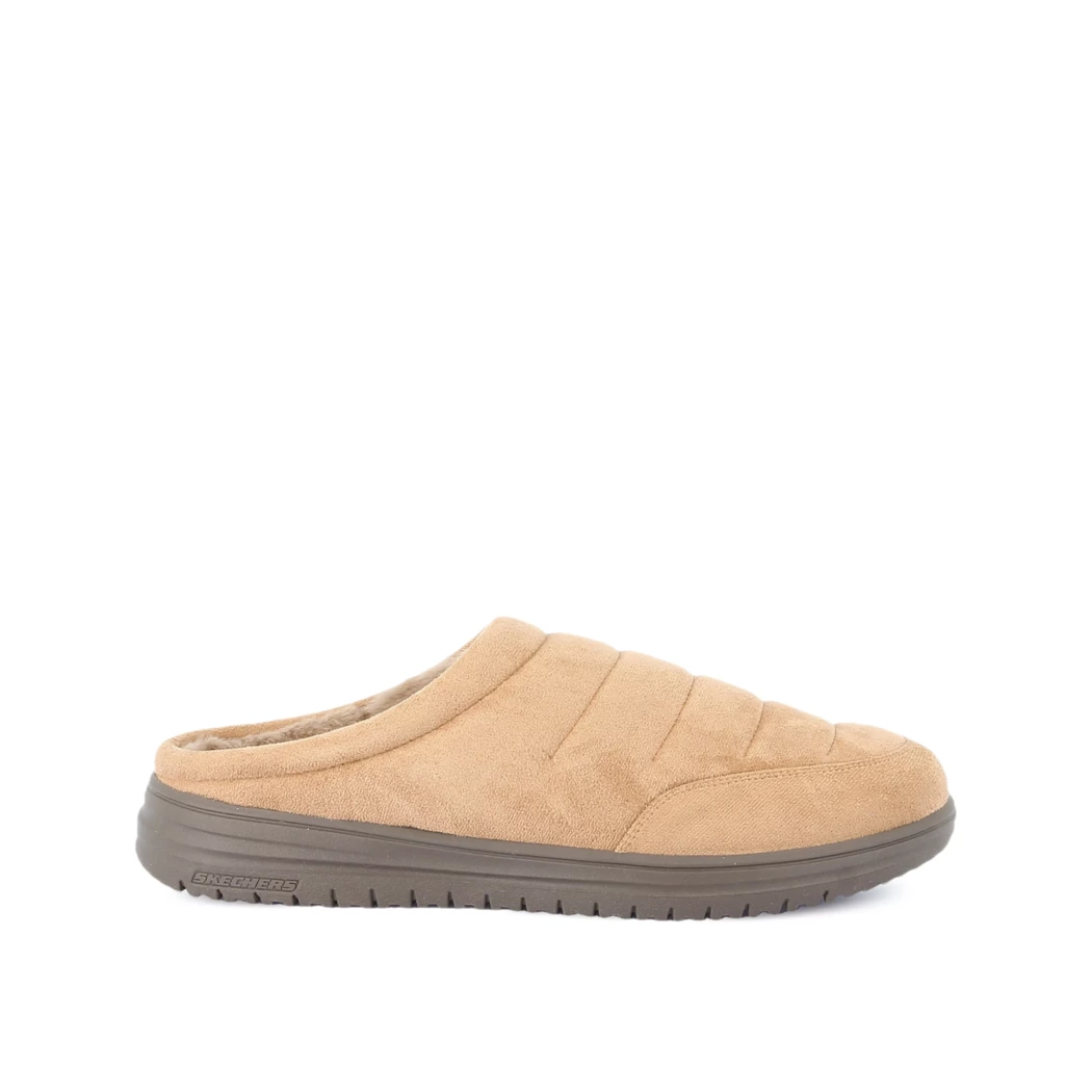 Image (2) de la chaussures Skechers - Pantoufles et Chaussons Cuir naturel / Cognac en Cuir synthétique