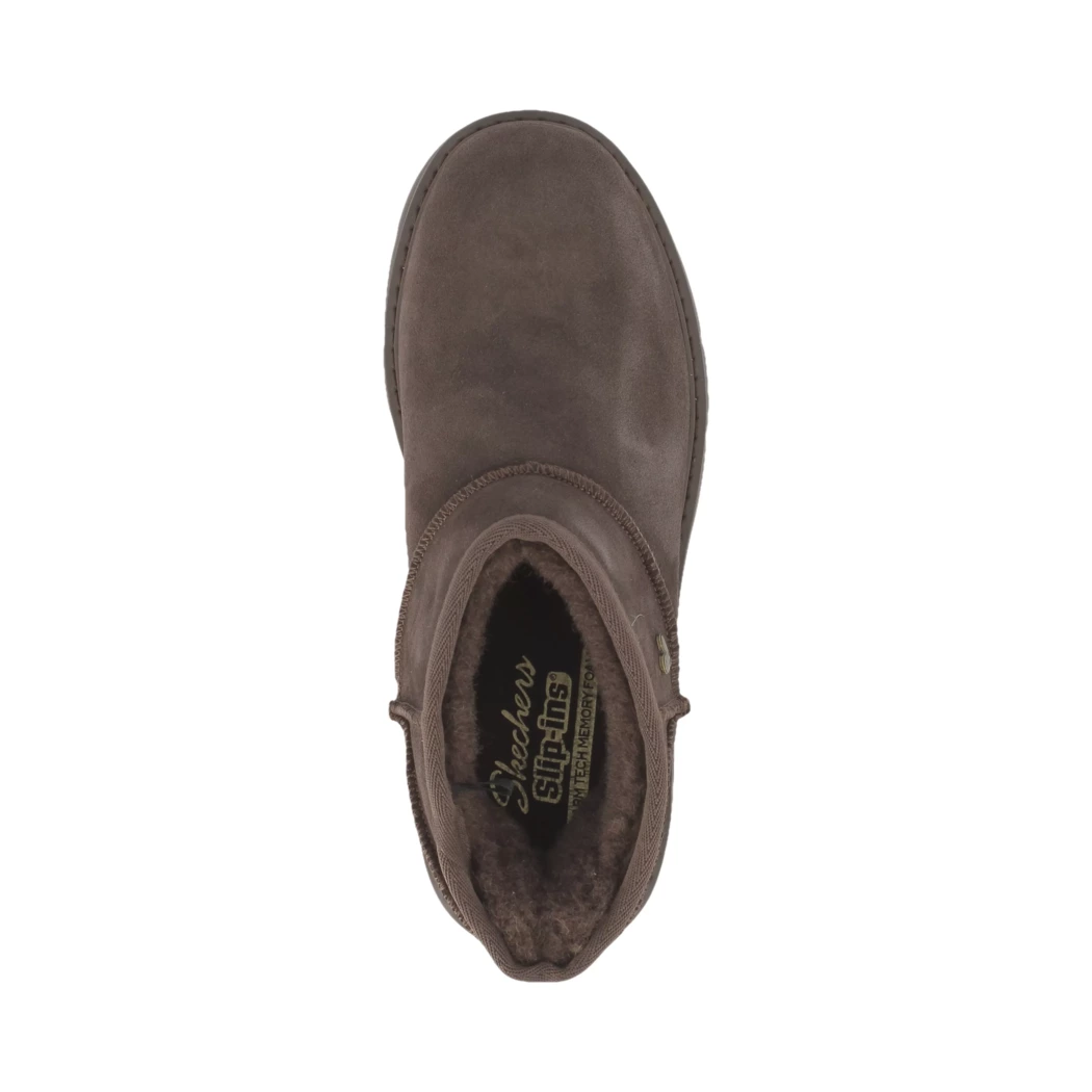 Image (6) de la chaussures Skechers - Boots Marron en Cuir nubuck