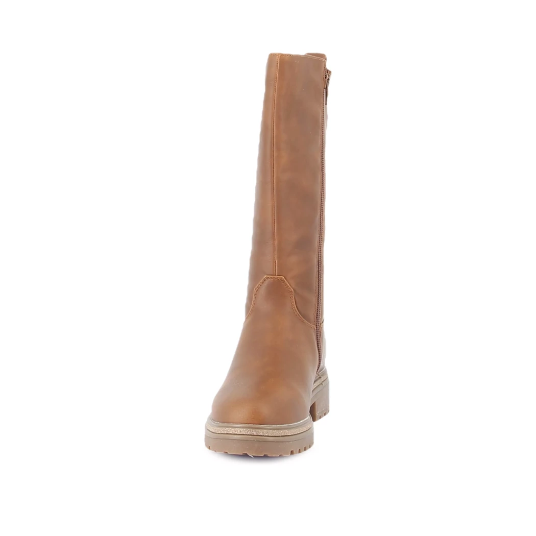 Image (5) de la chaussures Pretty Stories - Bottes Cuir naturel / Cognac en Cuir synthétique