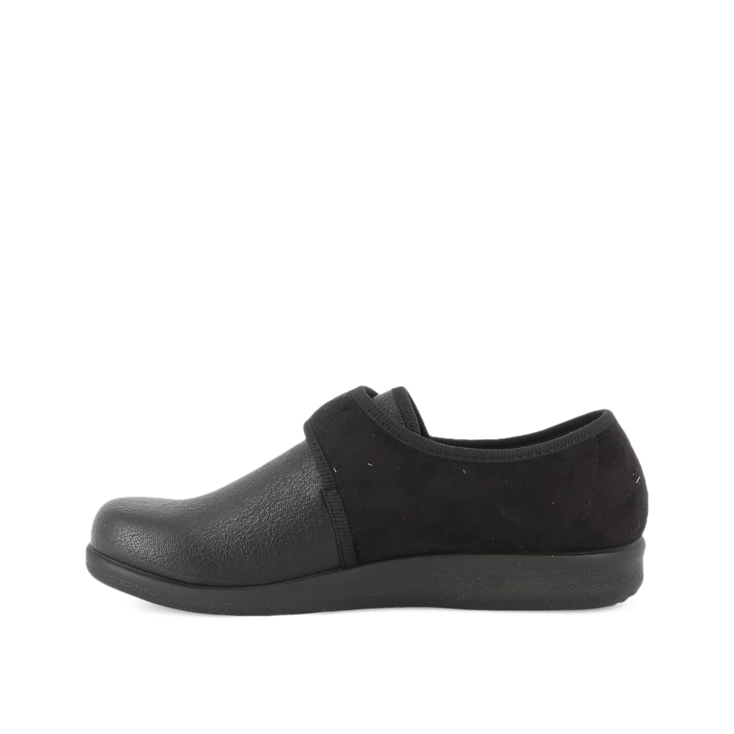 Image (4) de la chaussures Fly Flot - Pantoufles et Chaussons Noir en Cuir