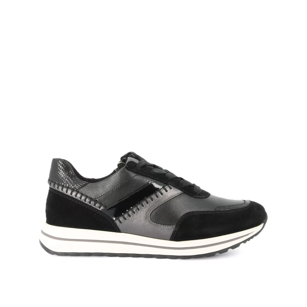 Image (2) de la chaussures Gabor - Baskets Noir en Cuir nubuck