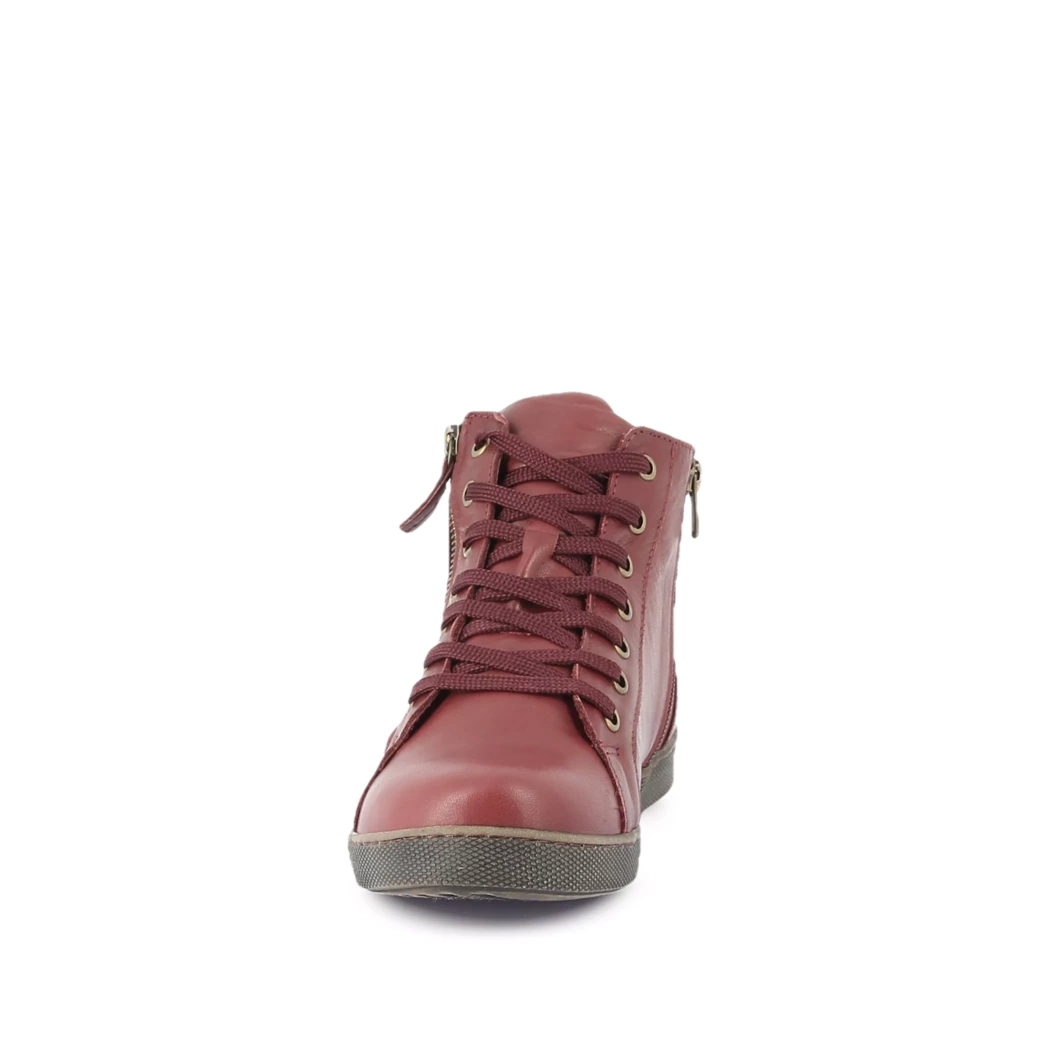 Image (5) de la chaussures Andrea Conti - Bottines Bordeaux en Cuir