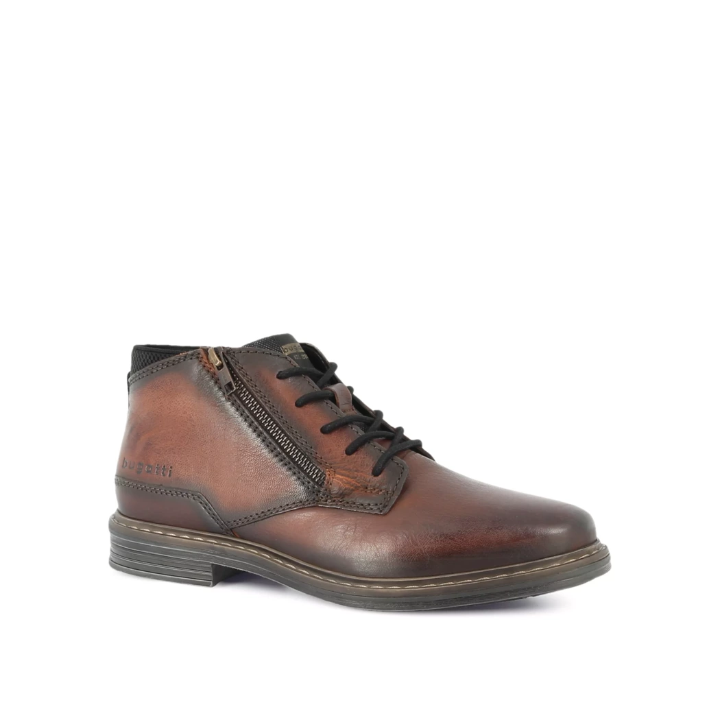 Image (1) de la chaussures Bugatti - Bottines Marron en Cuir