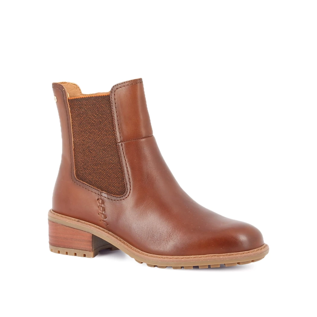 Image (1) de la chaussures Pikolinos - Boots Cuir naturel / Cognac en Cuir