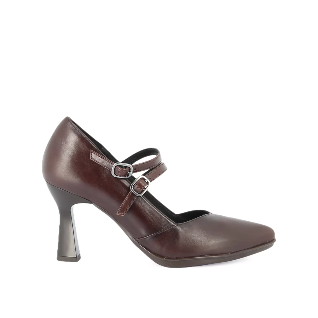 Image (2) de la chaussures Desiree - Escarpins Marron en Cuir