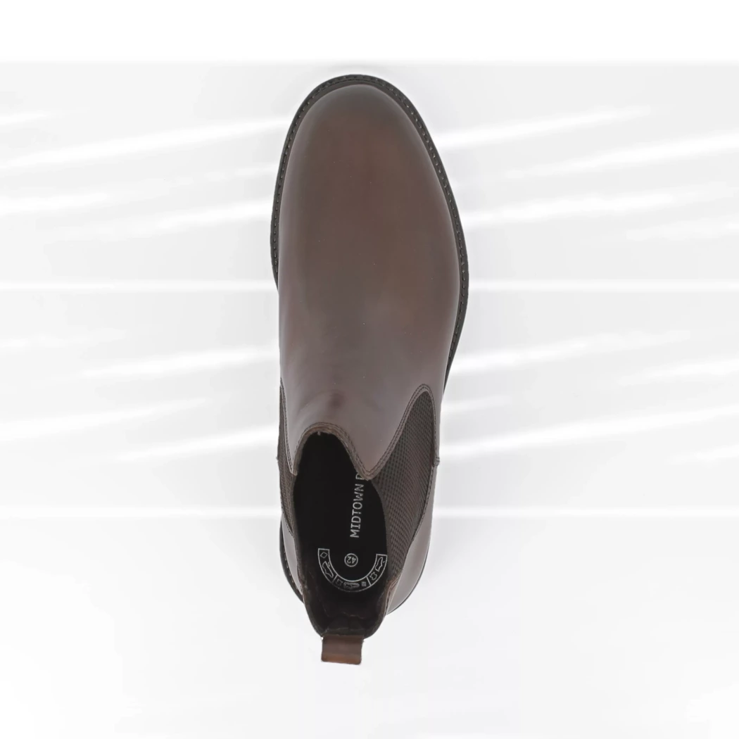 Image (6) de la chaussures Midtown District - Boots Marron en Cuir