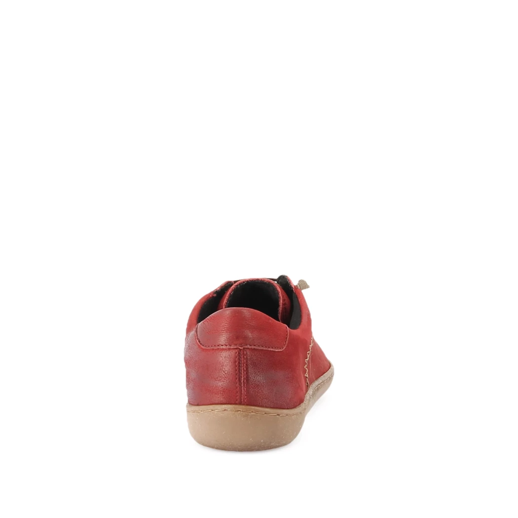 Image (3) de la chaussures Diabolo Studio - Baskets Rouge en Cuir