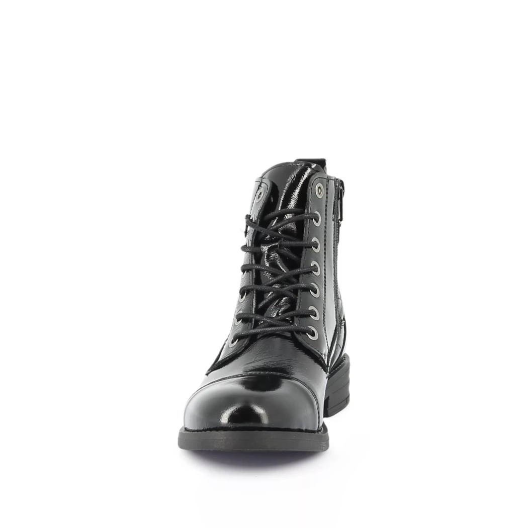 Image (5) de la chaussures Simplement B - Bottines Noir en Cuir vernis