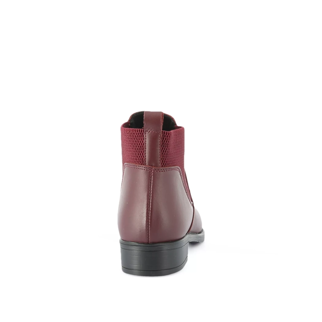 Image (3) de la chaussures Simplement B - Boots Bordeaux en Cuir