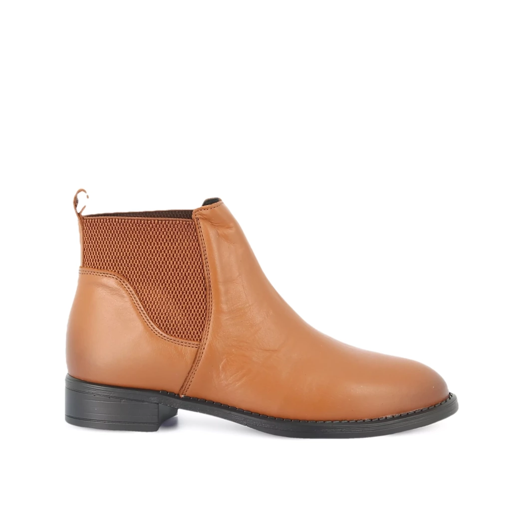 Image (2) de la chaussures Simplement B - Boots Cuir naturel / Cognac en Cuir