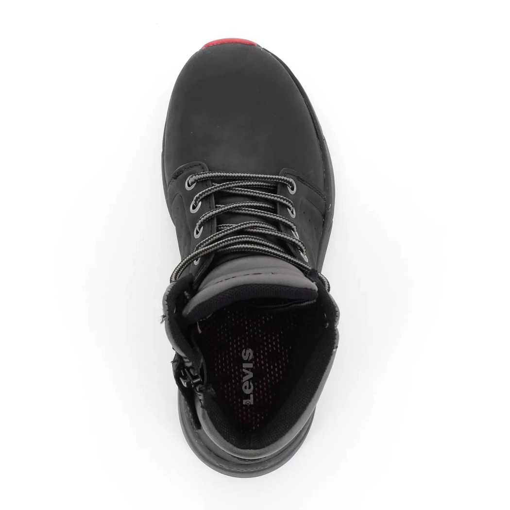 Image (6) de la chaussures Levi's - Bottines Noir en Cuir synthétique