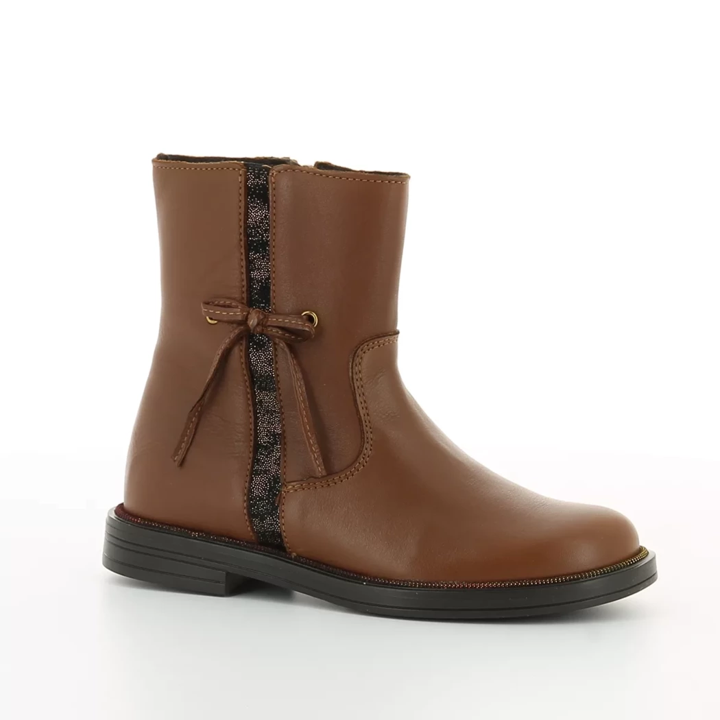 Image (1) de la chaussures Little David - Boots Cuir naturel / Cognac en Cuir