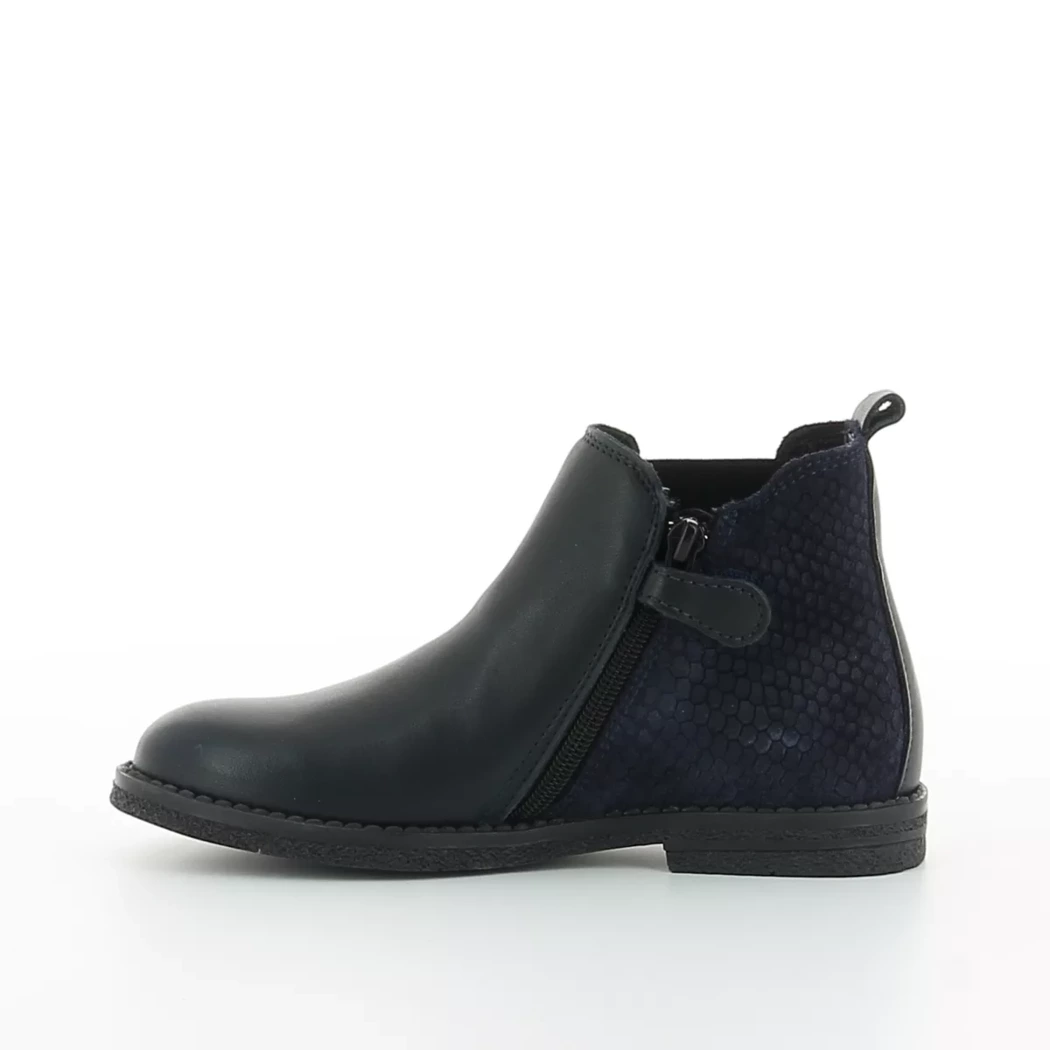 Image (4) de la chaussures Norvik - Boots Bleu en Cuir