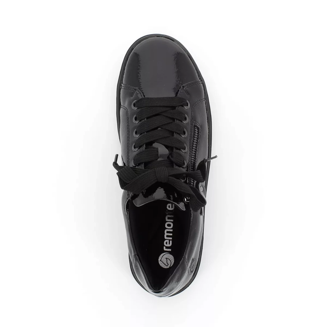 Image (6) de la chaussures Remonte - Baskets Noir en Cuir vernis