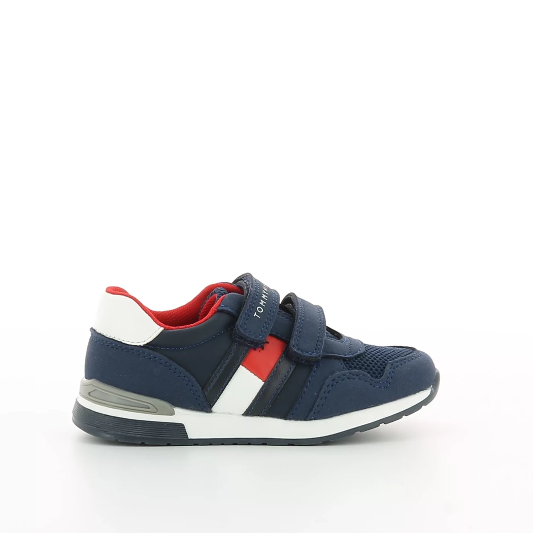 Image (2) de la chaussures Tommy Hilfiger - Baskets Bleu en Cuir synthétique