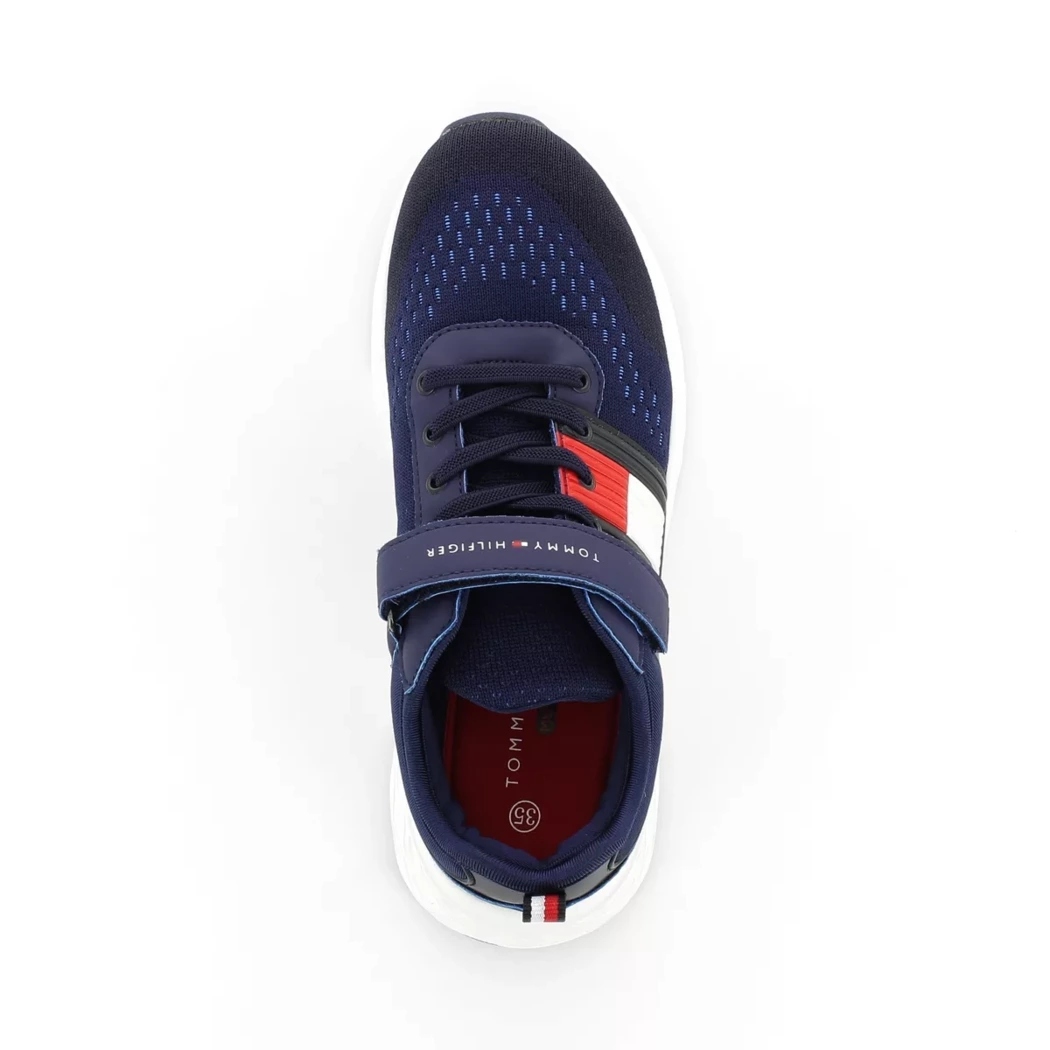 Image (6) de la chaussures Tommy Hilfiger - Baskets Bleu en Multi-Matières