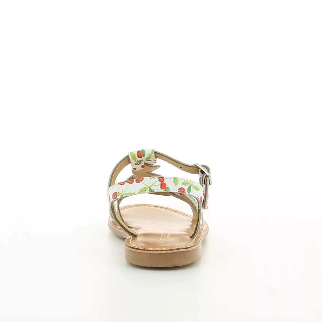 Image (3) de la chaussures Les Tropeziennes - Sandales et Nu-Pieds Blanc en Cuir