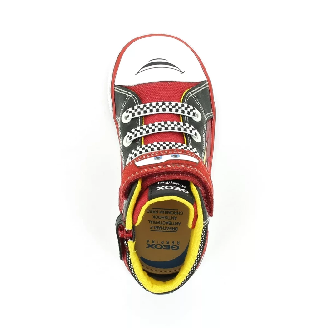 Image (6) de la chaussures Geox - Baskets Rouge en Textile