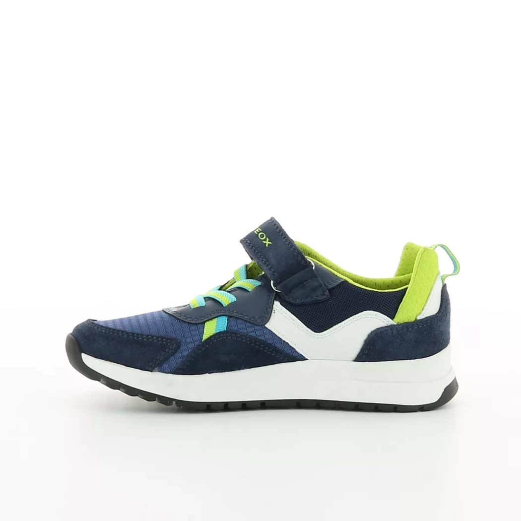 Image (4) de la chaussures Geox - Baskets Bleu en Cuir nubuck Image (4) de la chaussures Geox - Baskets Bleu en Cuir nubuck