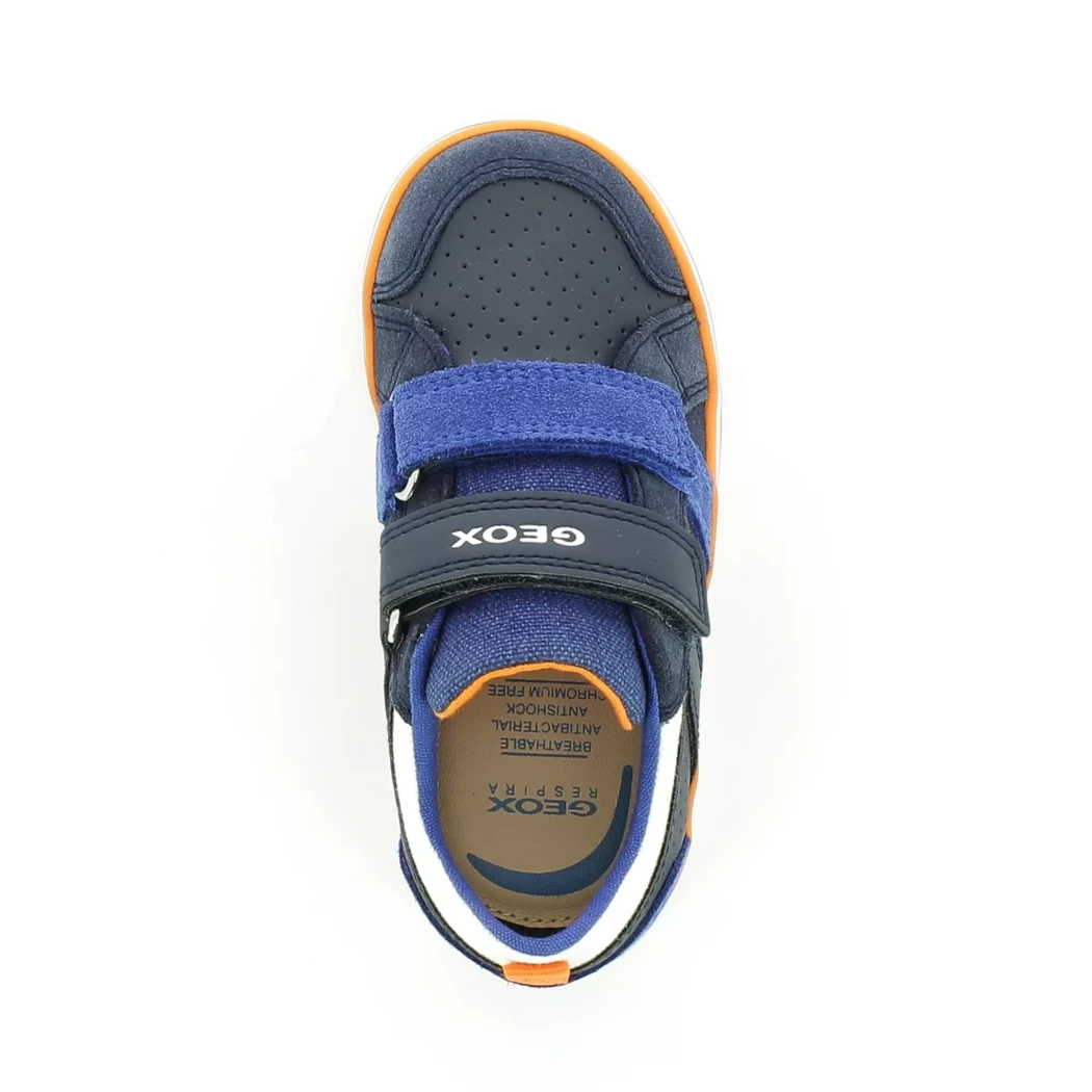 Image (6) de la chaussures Geox - Chaussures à velcro Bleu en Cuir synthétique