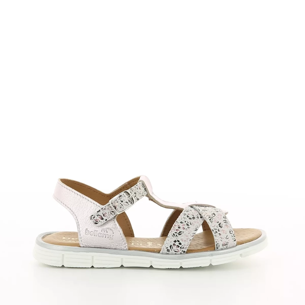 Image (2) de la chaussures Bellamy - Sandales et Nu-Pieds Rose en Cuir Image (2) de la chaussures Bellamy - Sandales et Nu-Pieds Rose en Cuir