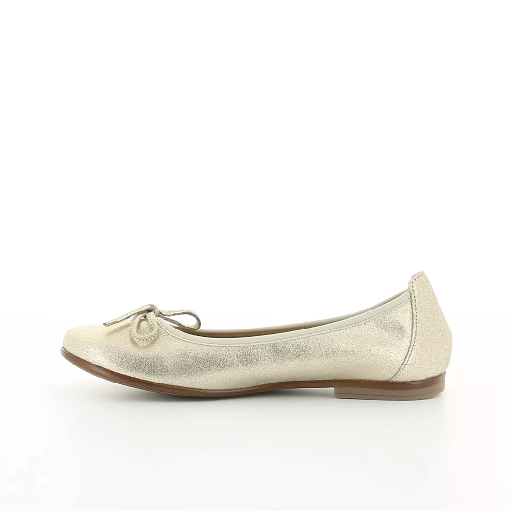Image (4) de la chaussures Bellamy - Ballerines Or / Bronze / Platine en Cuir