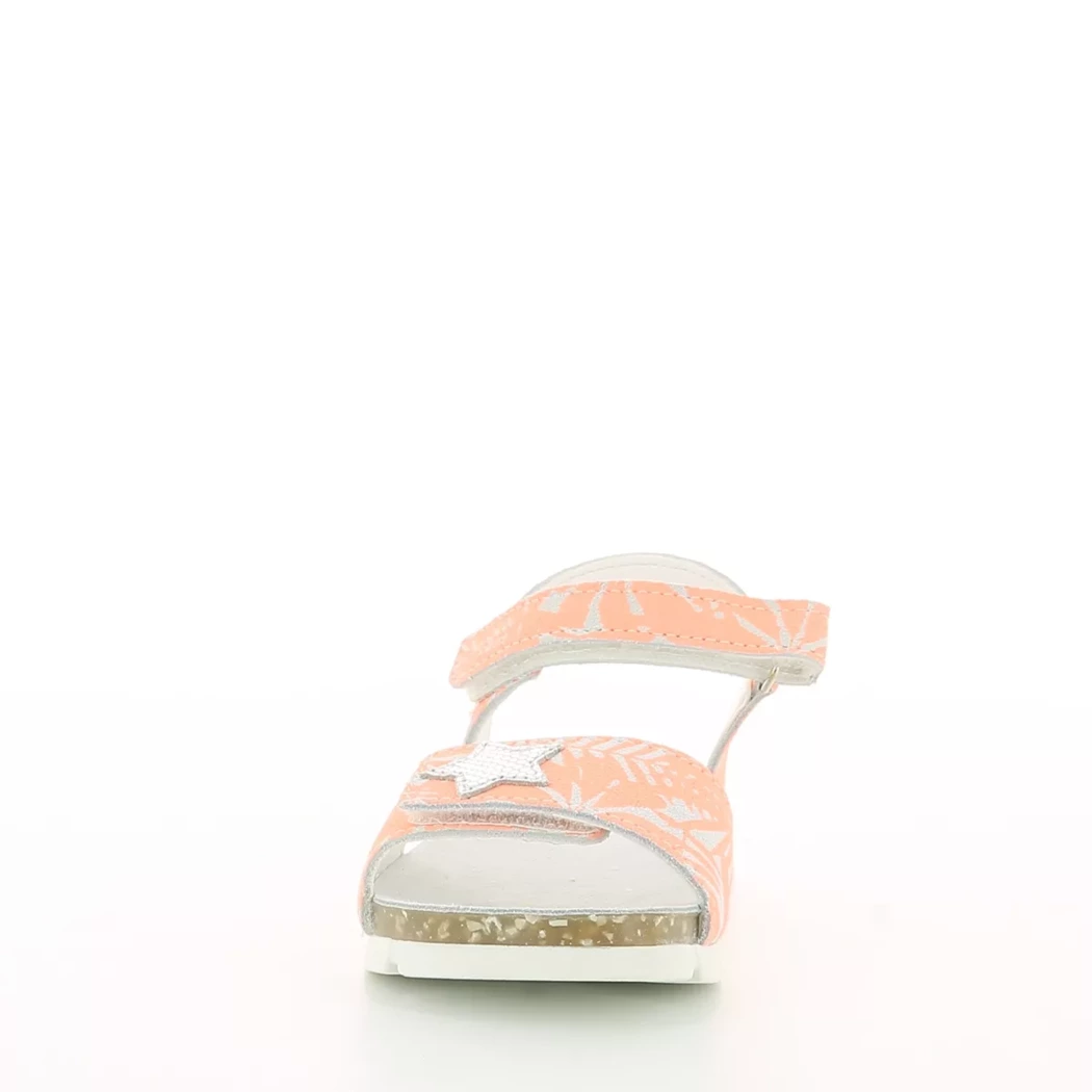 Image (5) de la chaussures Bopy - Sandales et Nu-Pieds Orange en Cuir synthétique