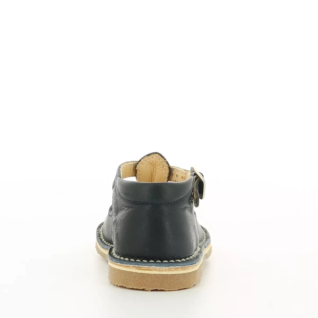 Image (3) de la chaussures Aster - Bottines ouvertes Bleu en Cuir