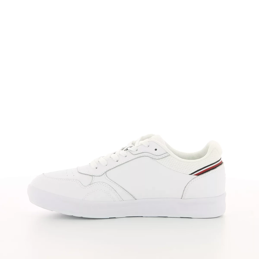 Image (4) de la chaussures Tommy Hilfiger - Baskets Blanc en Cuir et textile