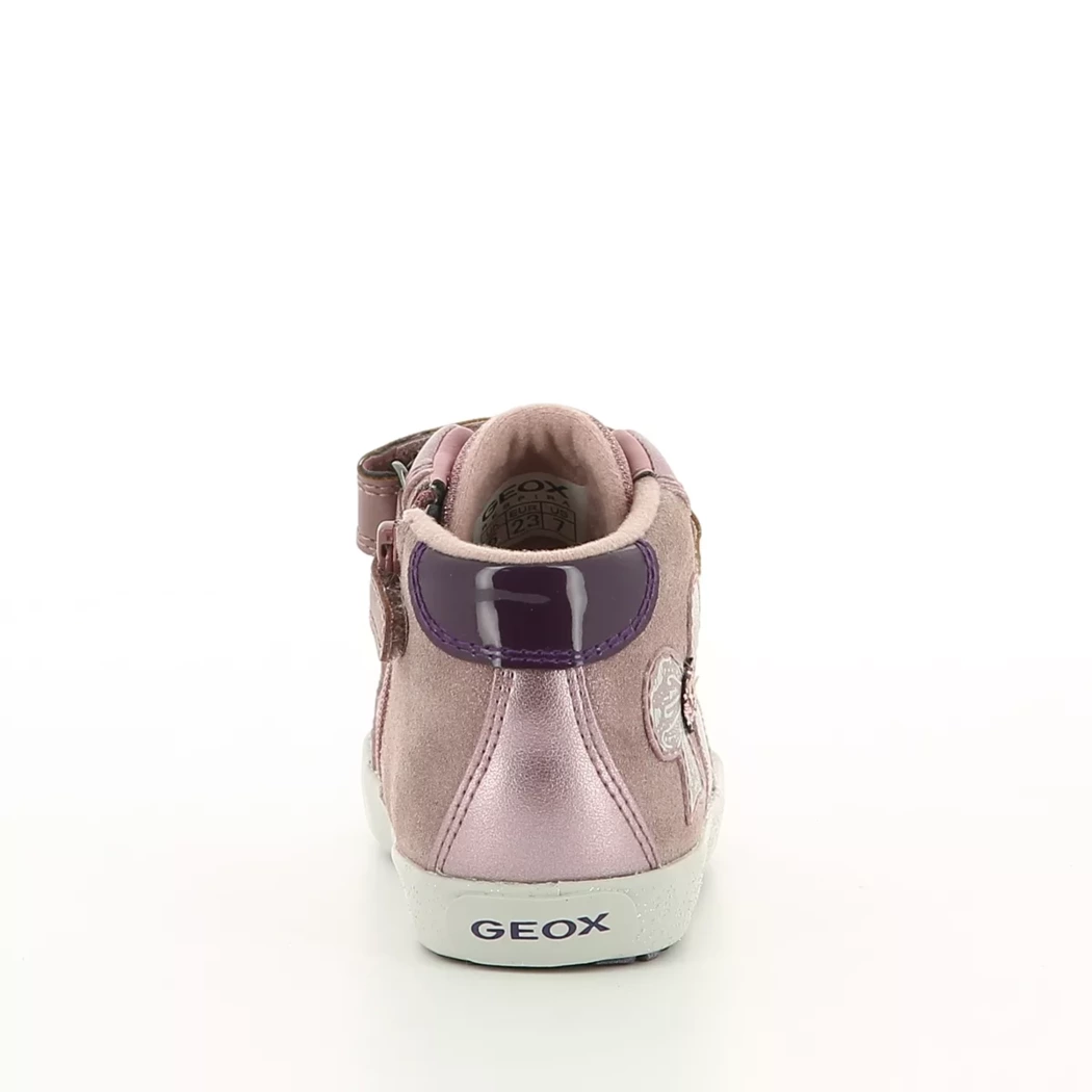 Image (3) de la chaussures Geox - Bottines Rose en Cuir synthétique